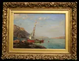 C Myron Clark, Golfo di Napoli, 1906, Oil on canvas
