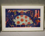 Neena F. Birch, Ladybird and Her Favorite Kites, Acrylic on board