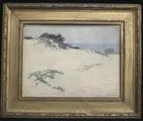 William Posey Silva, Pismo Dunes in the vicinity of Carmel, Oil on canvasboard