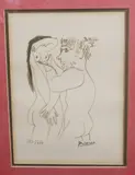 La Femme Ideale by Pablo Picasso, 1964, The lithograph is after a drawing (dated 1964) printed in 1970, sold Oct 2025
