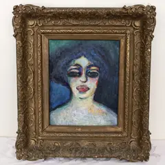 Kees van Dongen, Femme lippue, Oil on canvas