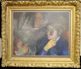 Edgar Degas, The Young Visitor, Pastel on paper