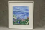 Eda Varricchio, Lake View, Mixed media on paper