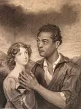 Robert Hicks, The Slave and the Young Girl, early-1800s, Son & Co, the engraving likely illustrates a scene from the highly popular poem "The Negro Boy's Tale" (1803) by the British poet Amelia Alderson Opie (1769-1853), who was an ardent abolitionist