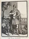 Henri Bonnart, Le Roy d'Lissinie (The King of Assinie), depicting Louis Aniaba, Engraving titled Le Roy d'Lissinie (The King of Assinie),