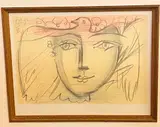 Visage de la Paix VIII (Face of Peace VIII) by Pablo Picasso, circa 1950, Lithograph after the work by Pablo Picasso, sold Dec 2025