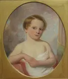 British School, Portrait of a Young Boy, Oil on canvas