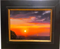 Mikel Wintermantel, Fortress of Rock, 2015, Oil on board