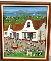 Carol Dyer, Irish Wedding Festival, Oil on canvas