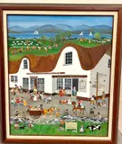 Carol Dyer, Irish Wedding Festival, Oil on canvas