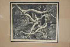 Lawrence Beall Smith, Forest Flight, circa 1949, Pencil signed at base