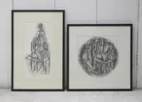 Robert Johnson Washington, Robert Johnson Washington (1913-1997) Studies of The Three Graces two tracings