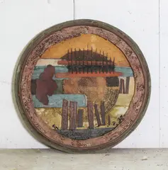 Robert Johnson Washington, Robert Johnson Washington (1913-1997), a stoneware circular platter