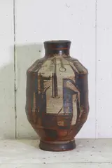 Robert Johnson Washington (1913-1997) by Robert Johnson Washington, a stoneware pot, sold Jan 2022