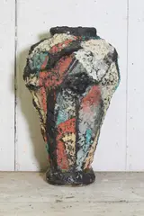 Robert Johnson Washington (1913-1997) a stoneware pot by Robert Johnson Washington, sold Jan 2022