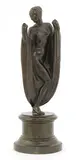 Hugo Fechter Lederer, Hugo Fechter Lederer (German, 1871, a bronze figure of a nude
