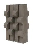 Gillian Montegrande, Gillian Montegrande (b.1960), an unglazed Vulcan stoneware slab vase