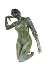 Marie-Paule Deville-Chabrolle, Marie-Paule Deville-Chabrolle (French, 1952, bronze with a green patina