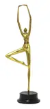 Hattakitkosol Somchai, Hattakitkosol Somchai (Thai, 1934, 1934-2000) a gilt-bronze sculpture of a ballerina