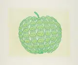 Thomas Bayrle, Apfelbrei, 1973, Farblithografie auf Velin