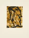 Emil Schumacher, Ohne Titel, Farbradierung auf Bütten