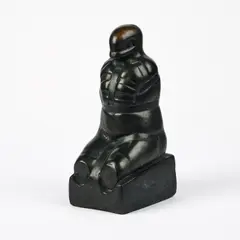Hede Bühl, Koloss, 1972, Bronze, dunkelbraun patiniert