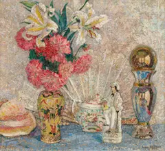 Léon de Smet, Nature morte aux chinoiseries, 1921, Öl auf Leinwand