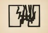 Eduardo Chillida, Inguru I, 1968, Radierung auf China