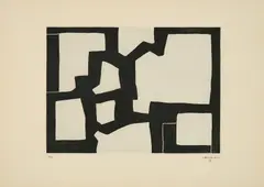 Eduardo Chillida, Inguru V, 1968, Radierung auf China