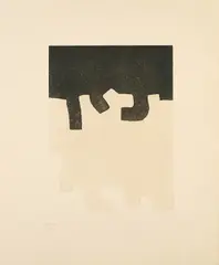 Aikaitz by Eduardo Chillida, 1972, Radierung auf Bütten, sold Sep 2024
