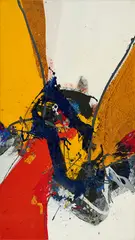 Roger Greßl, Ohne Titel, 1995, Mischtechnik auf Leinwand