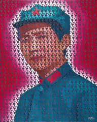 Ren Hong, Red Memories Series - No. 13, 2006, Öl auf Leinwand