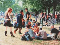 Römer + Römer, "Sommer in Berlin, Karl-Marx-Allee", 2009, Öl auf Leinwand