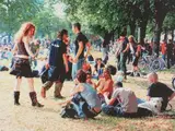 Römer + Römer, "Sommer in Berlin, Karl-Marx-Allee", 2009, Öl auf Leinwand