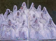 Römer + Römer, "Viradouros Bräute im Traumbild von Alaide", 2012, Jeweils: Öl auf Leinwand