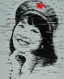 Song Ying, Ohne Titel (Chinese Girl), 2008, Acryl auf Leinwand