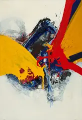 Roger Greßl, Ohne Titel, 1995, Mischtechnik auf Leinwand