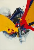 Roger Greßl, Ohne Titel, 1995, Mischtechnik auf Leinwand