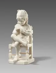 Cesare Lapini, "Volere è potere", 1889, Marmor