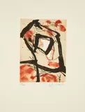 Emil Schumacher, Ohne Titel, Farbradierung auf Bütten