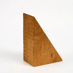 Joseph Beuys, Hier Ende der Implosion, 1974, Holzkeil mit Grafitzeichnung