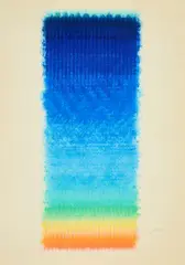 Chromatische Konstellation by Heinz Mack, 2008, Farbserigrafie auf Bütten, sold May 2024