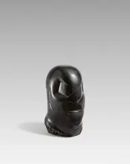 Hede Bühl, Kopf, 1981, Bronze, schwarz patiniert