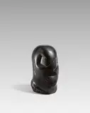 Hede Bühl, Kopf, 1981, Bronze, schwarz patiniert