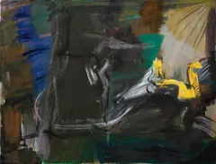Per Kirkeby, "Shadow and Ornament I", 1982, Öl auf Leinwand