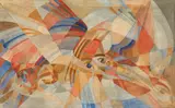 Vogelflug by Erika Giovanna Klien, 1926, Öl auf Nessel, sold Jun 2025
