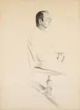 David Hockney, Mo McDermott, 1976, Farblithografie auf Bütten