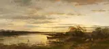 Joseph Wenglein, Abendstimmung am Chiemsee