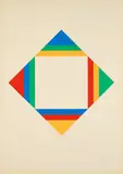 Max Bill, Ohne Titel, 1971, Farbserigrafie auf Karton