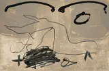 Antoni Tàpies, Grafismes, 1995, Farbserigrafie und Carborundum auf Bütten